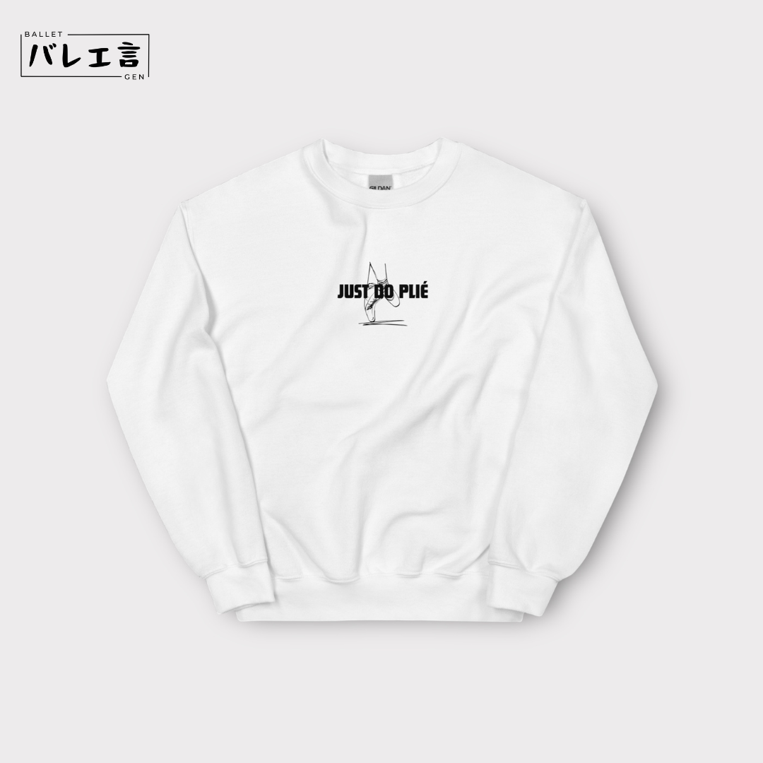 「JUST DO PLIÉ」スウェット