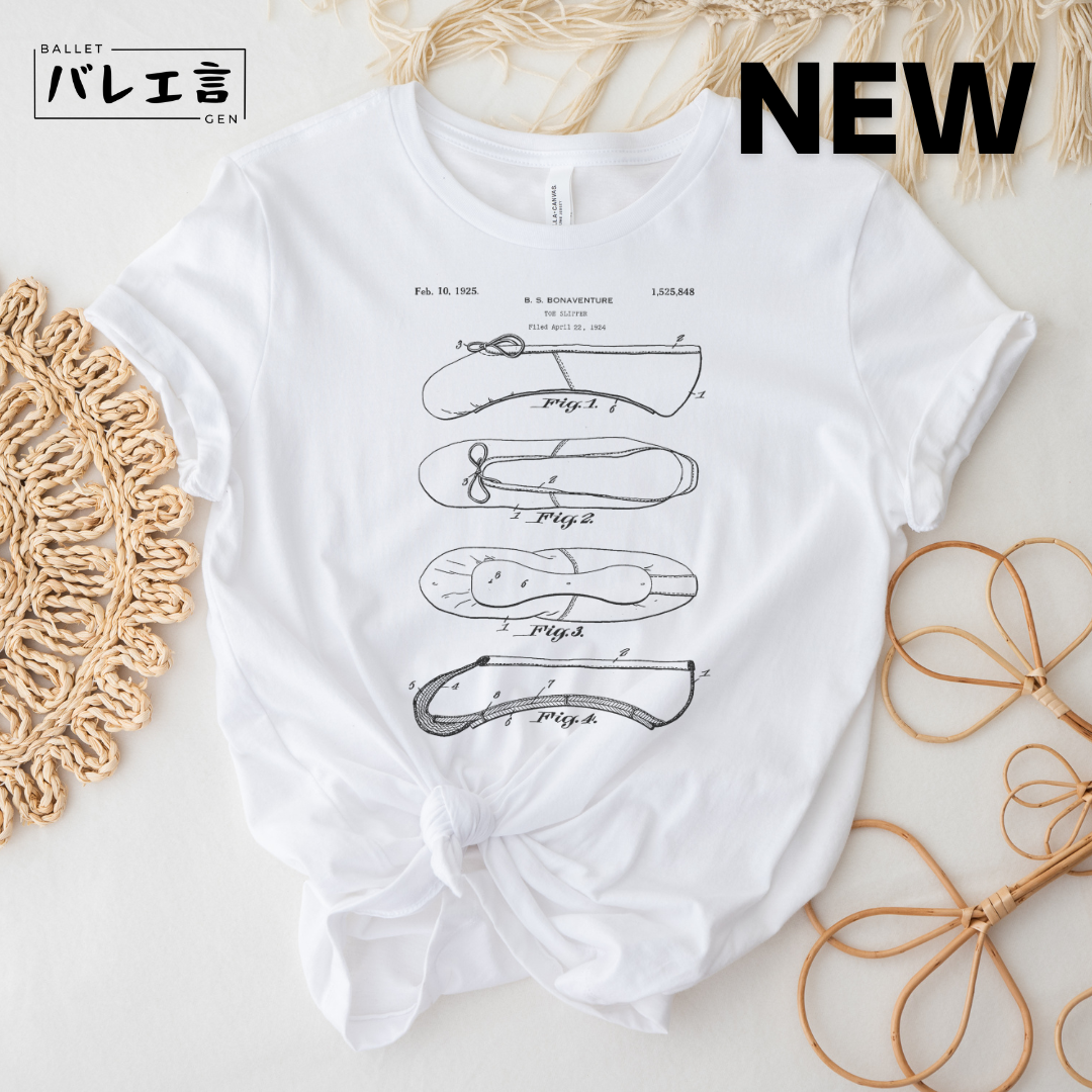 「Origin of Ballet Shoes」クラシックTシャツ