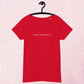 「こう見えてアタジオ苦手なんですん」スリムTシャツ