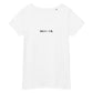 「顔は一丁前。」スリムTシャツ