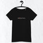 「今日も足上がりません。」スリムTシャツ
