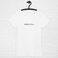 「今日も足上がりません。」スリムTシャツ