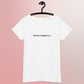 「音がかかると踊れません。」スリムTシャツ